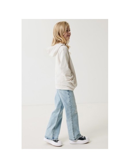 Sudadera Iqoniq Yengo capucha de algodón reciclado niños