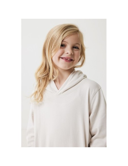 Sudadera Iqoniq Yengo capucha de algodón reciclado niños