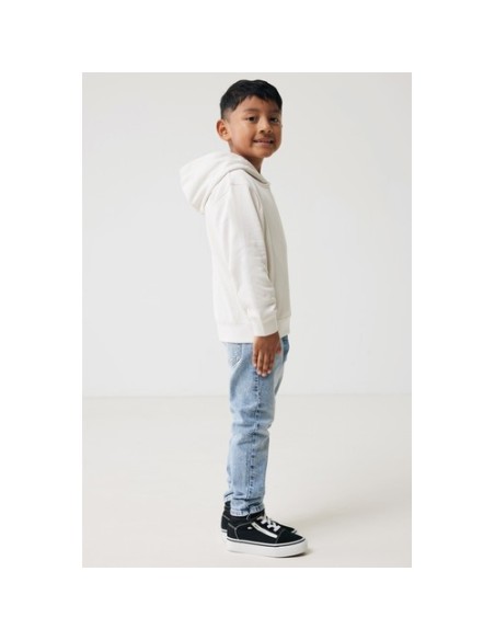 Sudadera Iqoniq Yengo capucha de algodón reciclado niños