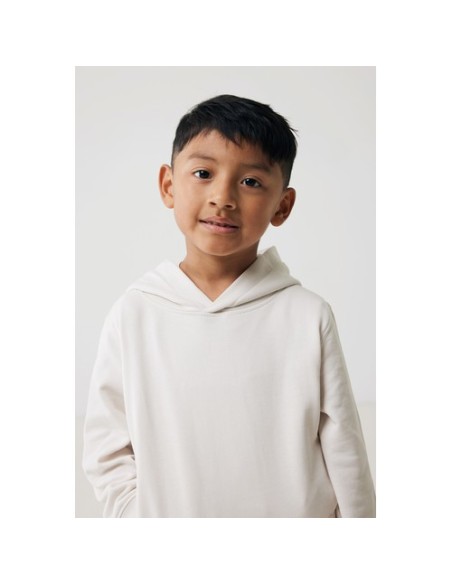 Sudadera Iqoniq Yengo capucha de algodón reciclado niños