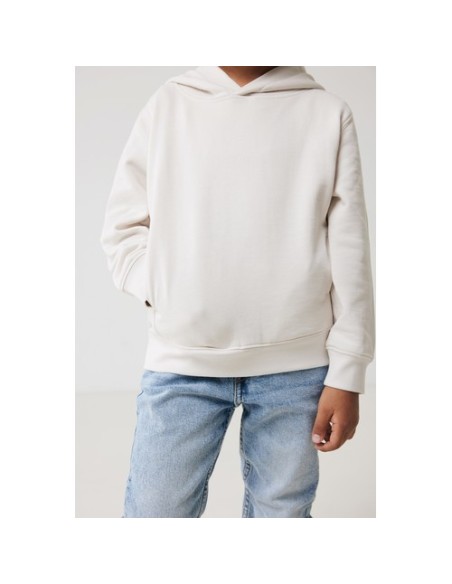 Sudadera Iqoniq Yengo capucha de algodón reciclado niños
