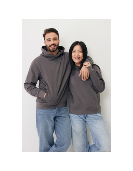 Sudadera Iqoniq Yengo con capucha algodón reciclado